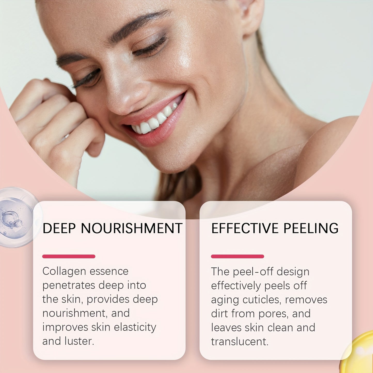 Hoygi Collagen Night Wrapping Mask with Spatula - Unisex Adult Moisturizing Overnight Mask, Firming & Lifting, Alcohol & Scent Free, for All Skin Types with Collagen, Vitamin E, Glycerin - Korean Skincare