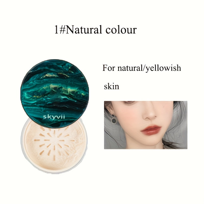 Waterproof Makeup Setting Powder Sweat Resistant And Oil Control Long Lasting And Non Smudge Matte Finish Loose Powder, St Patrick Day Gift Contain Plant Squalane