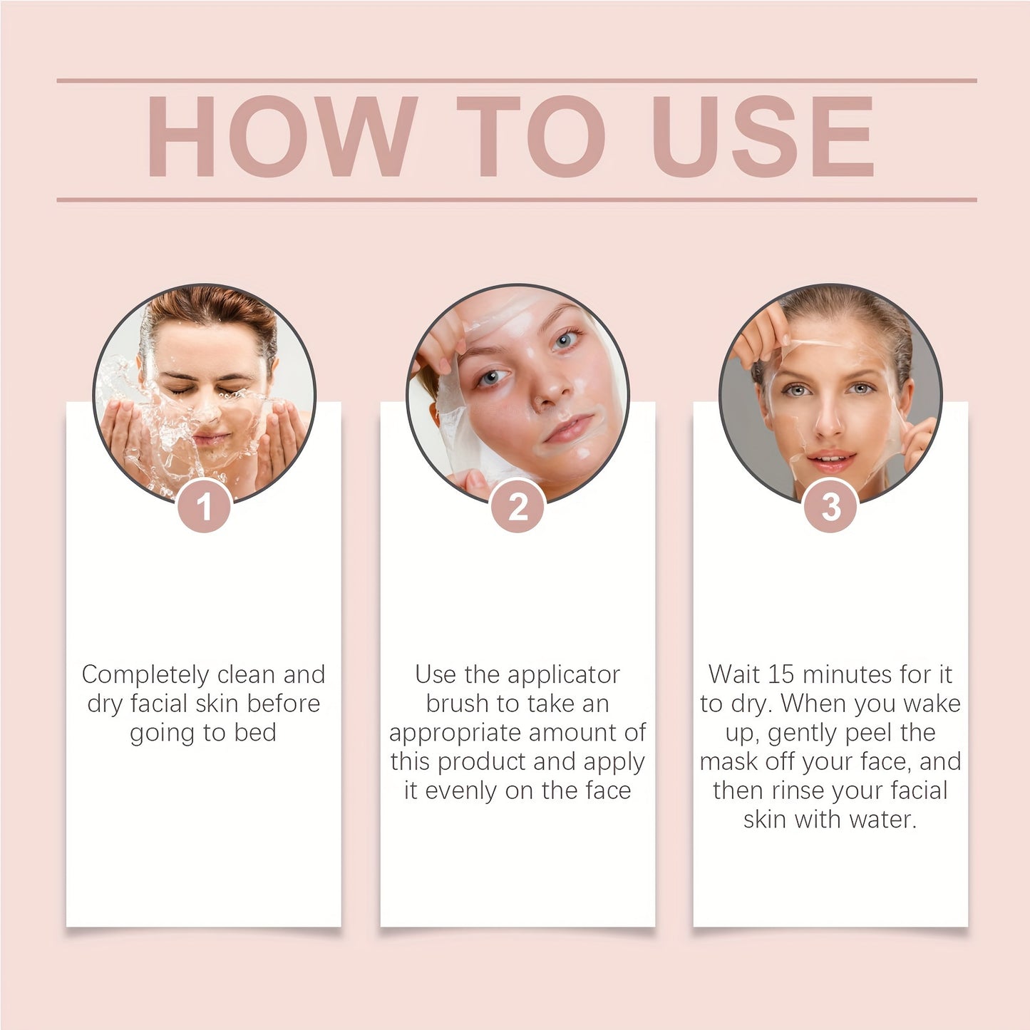 Hoygi Collagen Night Wrapping Mask with Spatula - Unisex Adult Moisturizing Overnight Mask, Firming & Lifting, Alcohol & Scent Free, for All Skin Types with Collagen, Vitamin E, Glycerin - Korean Skincare