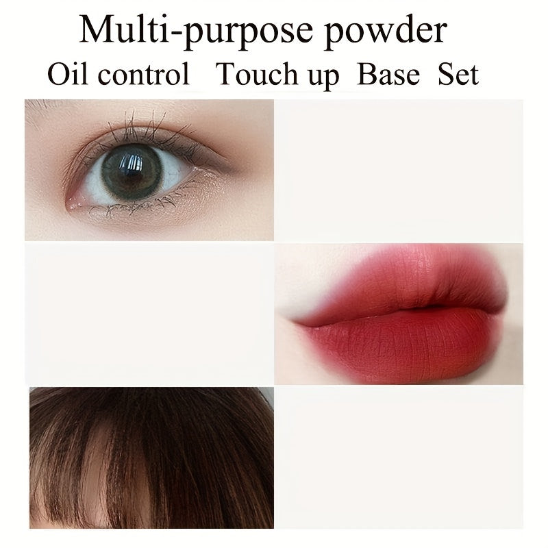 Waterproof Makeup Setting Powder Sweat Resistant And Oil Control Long Lasting And Non Smudge Matte Finish Loose Powder, St Patrick Day Gift Contain Plant Squalane