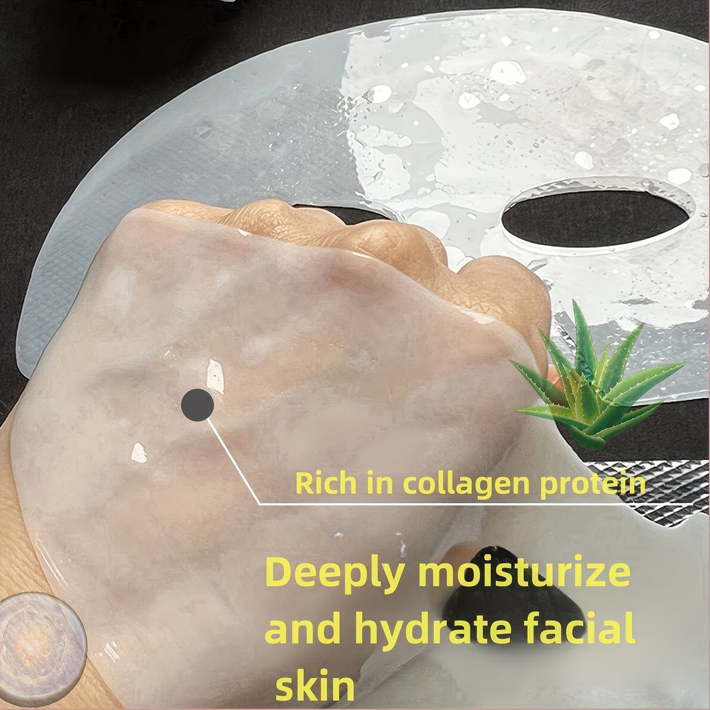 16-Pack Bio Collagen Face Masks with Hyaluronic Acid - Firming & Moisturizing Skincare, Alcohol-Free for All Light Beige Types, Korean Skincare Essentials, Perfect Mother's Day Gift, Face Light Beige Care