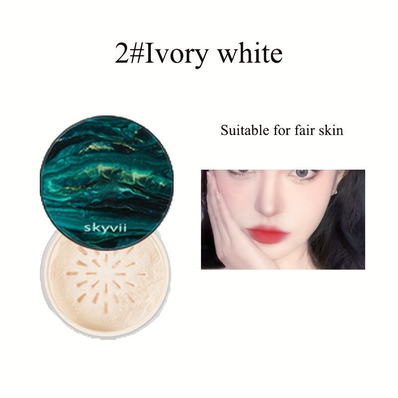 Waterproof Makeup Setting Powder Sweat Resistant And Oil Control Long Lasting And Non Smudge Matte Finish Loose Powder, St Patrick Day Gift Contain Plant Squalane