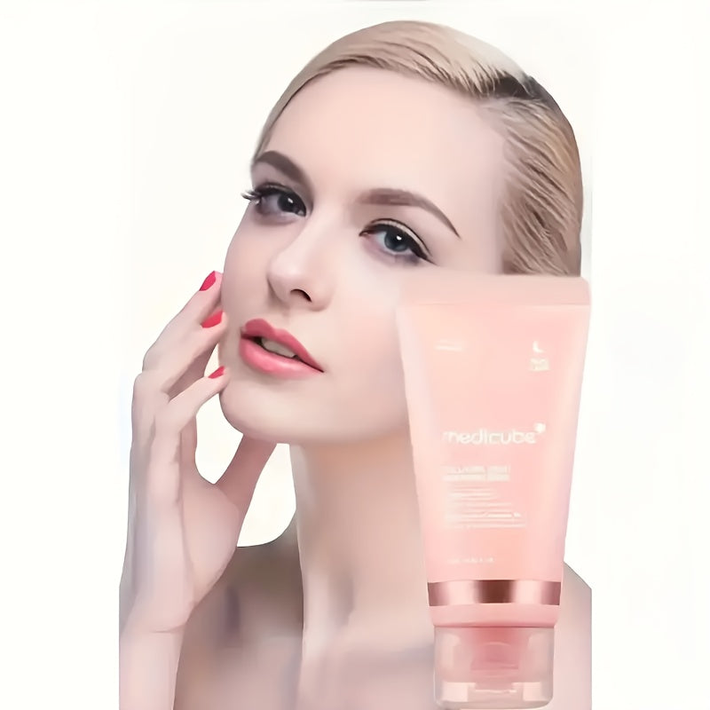 Medicube-Bio Collagen Overnight Mask with Brush - Elasticity and Moisturizing Care, Contains Collagen - Korean Skincare Product, 2.53oz