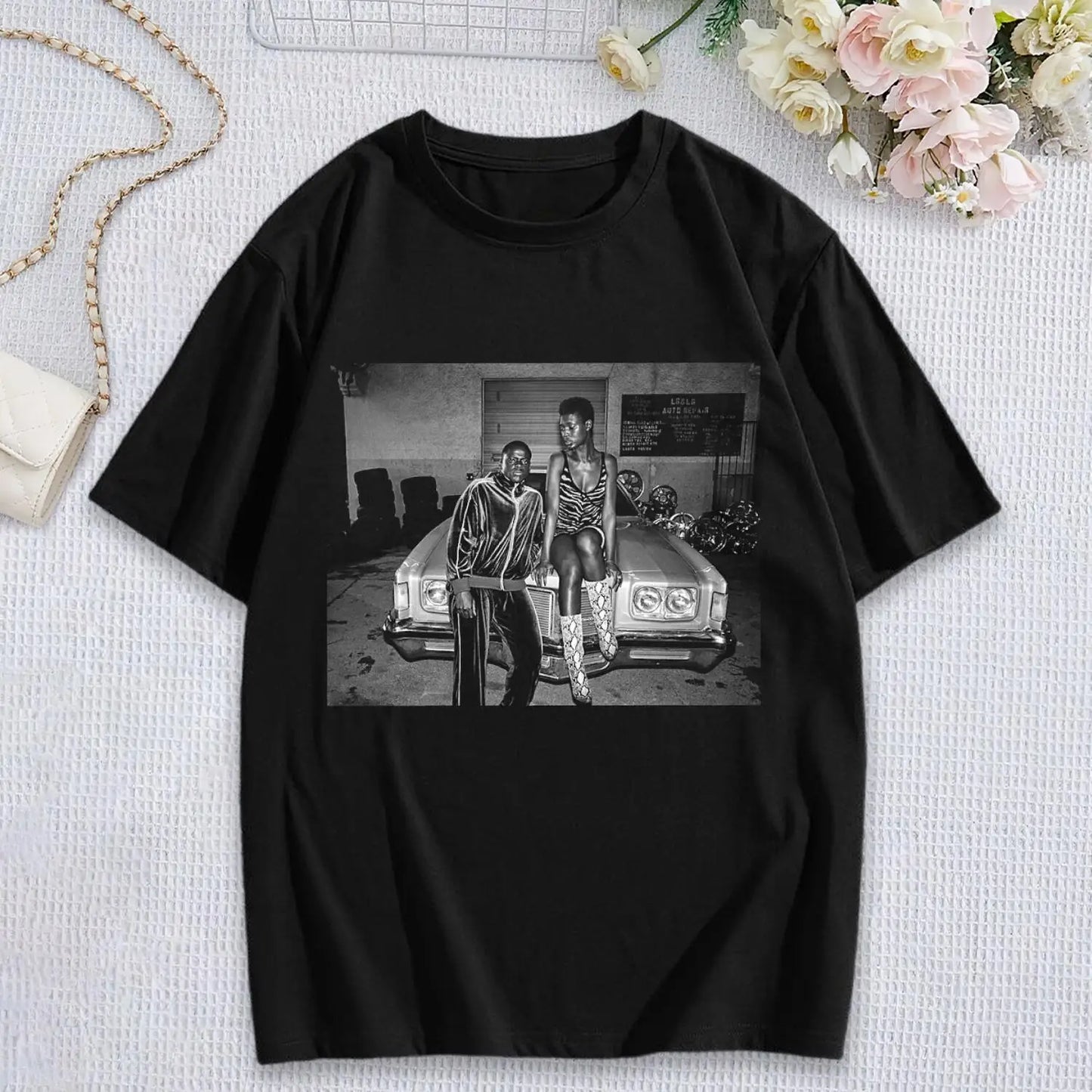 Women's Queen & Slim T-Shirt: Christmas Gift, Crime Drama Movie Tee