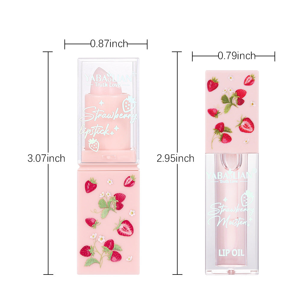 Lipstick 2-in-1 Lip Gloss Moisturizing Anti-cracking And Exfoliating