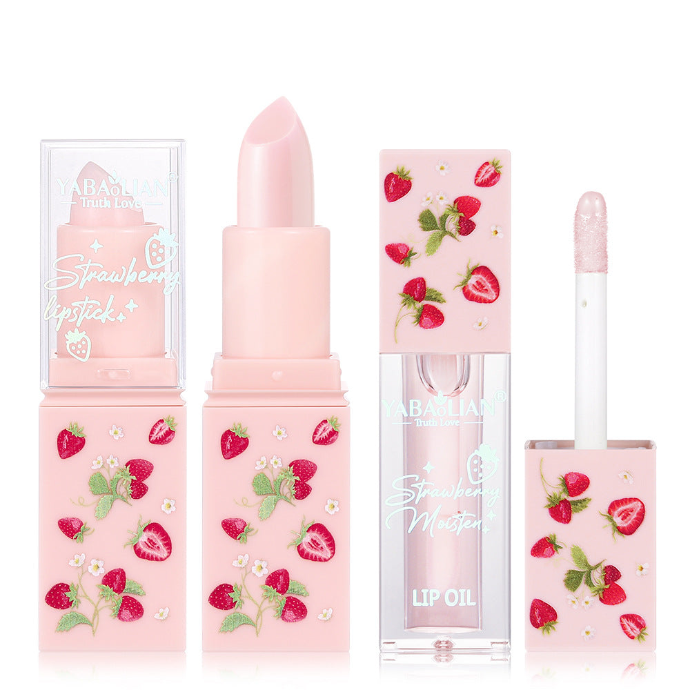 Lipstick 2-in-1 Lip Gloss Moisturizing Anti-cracking And Exfoliating
