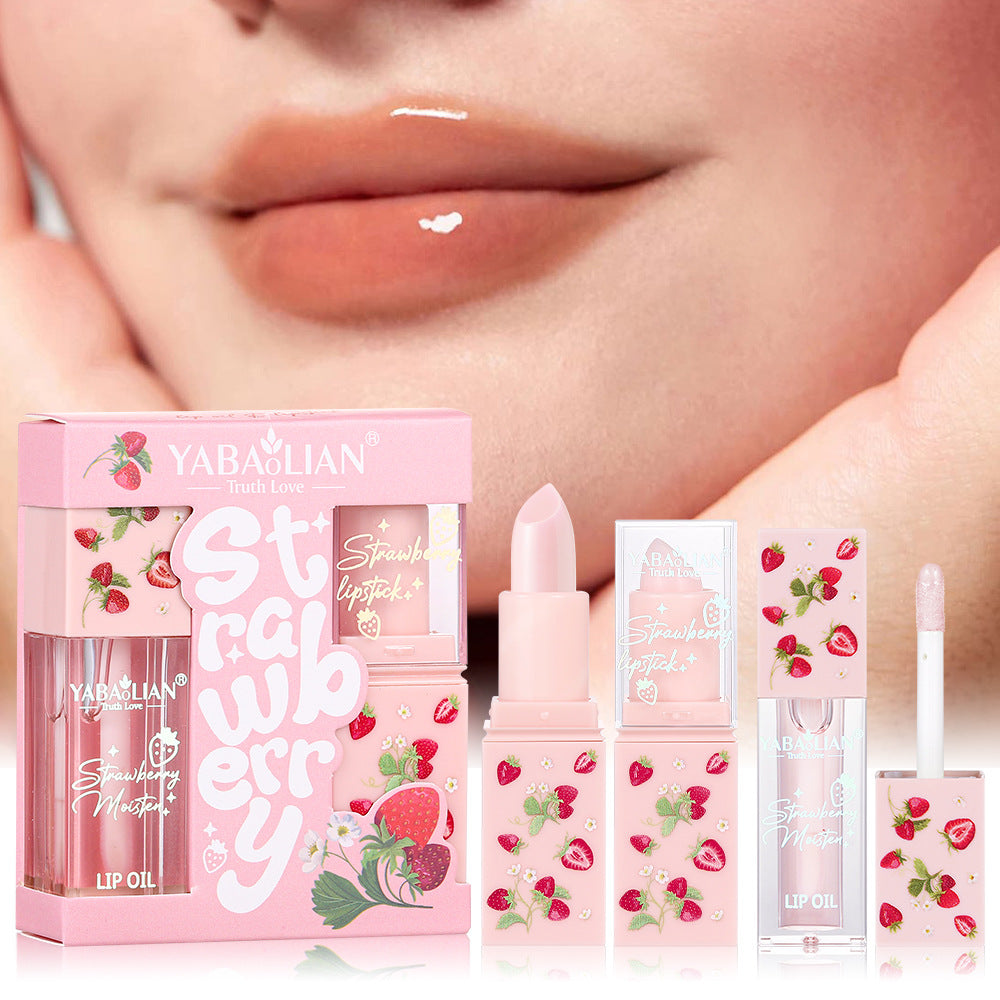 Lipstick 2-in-1 Lip Gloss Moisturizing Anti-cracking And Exfoliating