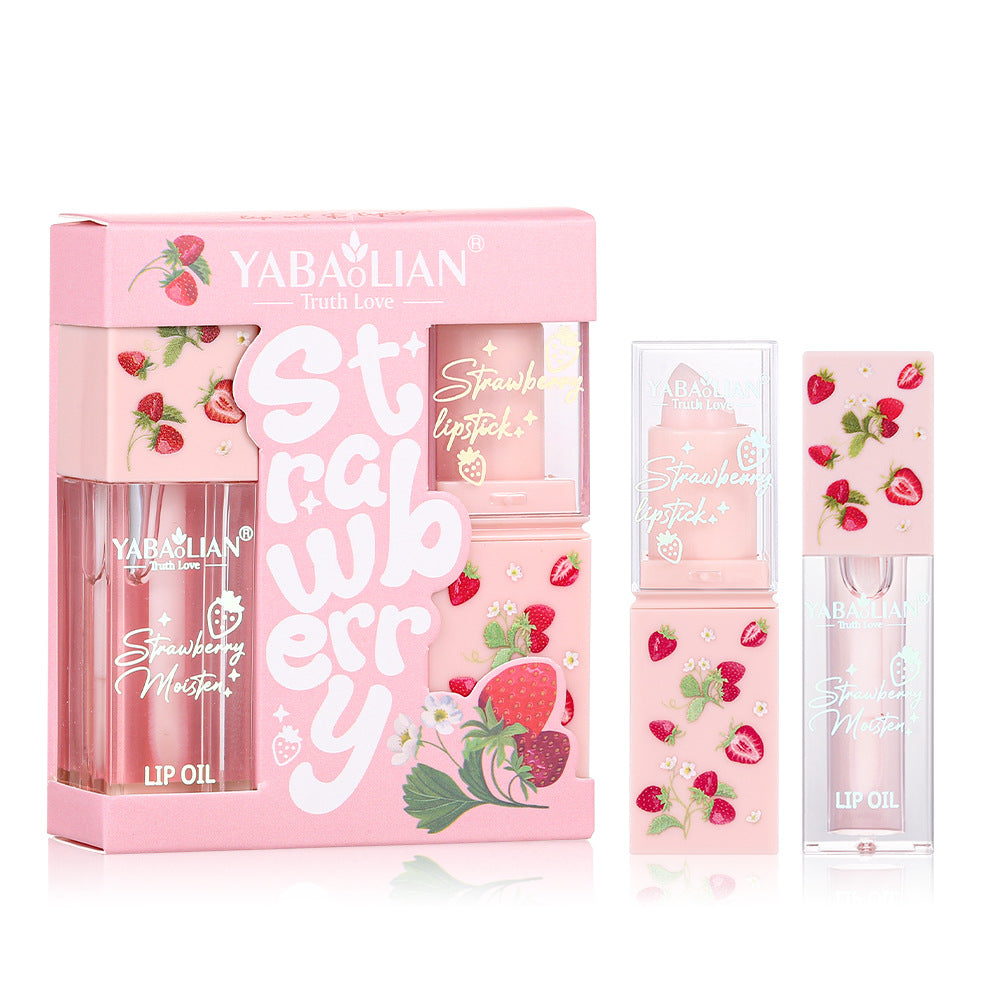 Lipstick 2-in-1 Lip Gloss Moisturizing Anti-cracking And Exfoliating