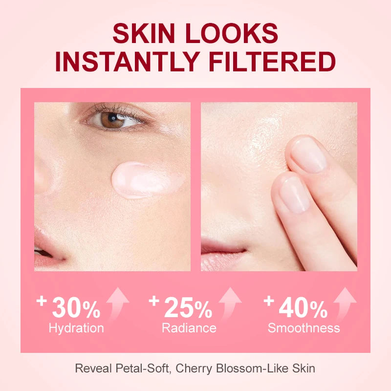 AUQUEST Sakura Face Cream Whitening Nourishing Smooth Wrinkles Hyaluronic Acid Moisturizing Korean Skin Care Cosmetics