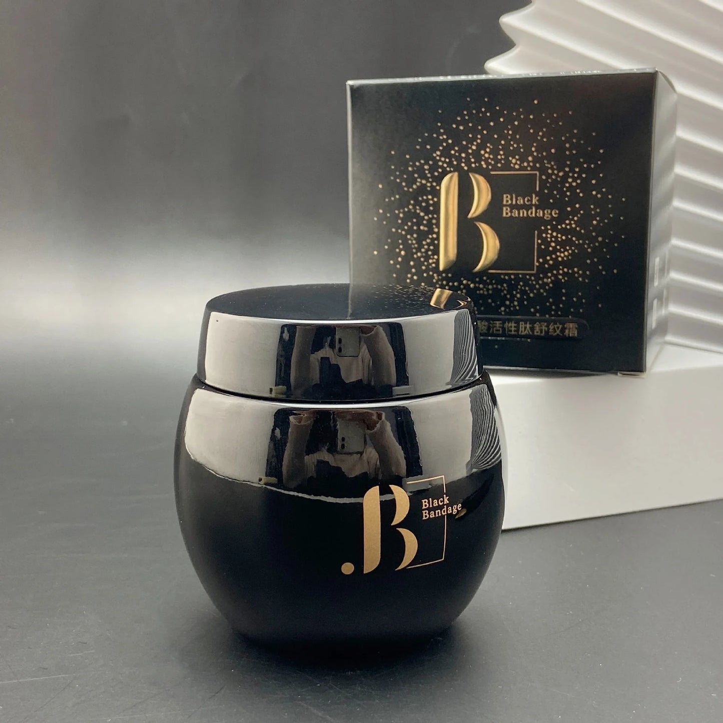 Black Bandage Hyaluronic Acid Active Peptide Face Cream Moisturizing Nourishing Smooth Facial Care Cream Korean Skincare Product