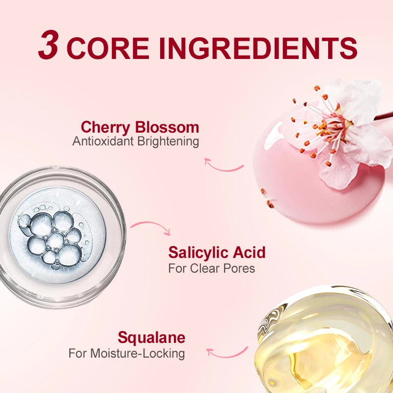 AUQUEST Sakura Face Cream Whitening Nourishing Smooth Wrinkles Hyaluronic Acid Moisturizing Korean Skin Care Cosmetics