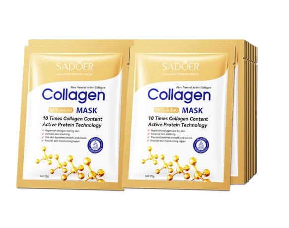 10pcs Snail Hyaluronic Acid Face Masks Korean Skincare Face Sheet Mask Moisturizing Facial Masks Korean Skin Care Products
