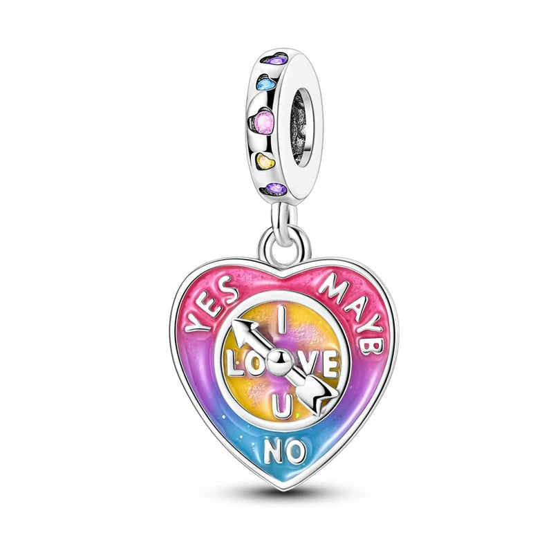 PAMELA 925 Sterling Silver Angel God Of Love Charms Wing Beads DIY For Original Pendant Bracelets Feather Jewelry For Women Gift