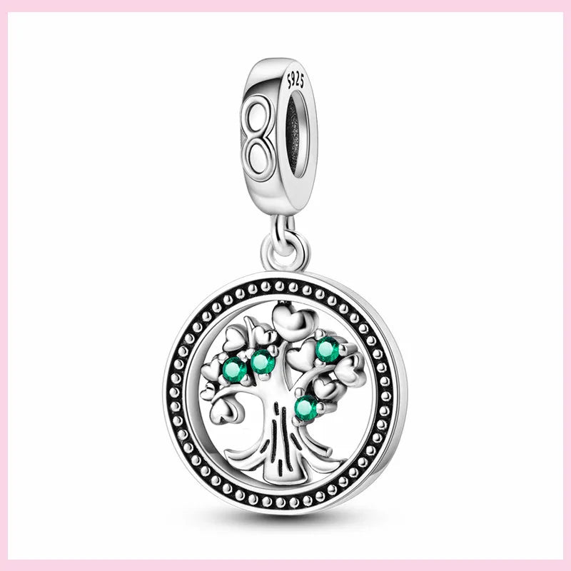 PAMELA 925 Sterling Silver Angel God Of Love Charms Wing Beads DIY For Original Pendant Bracelets Feather Jewelry For Women Gift
