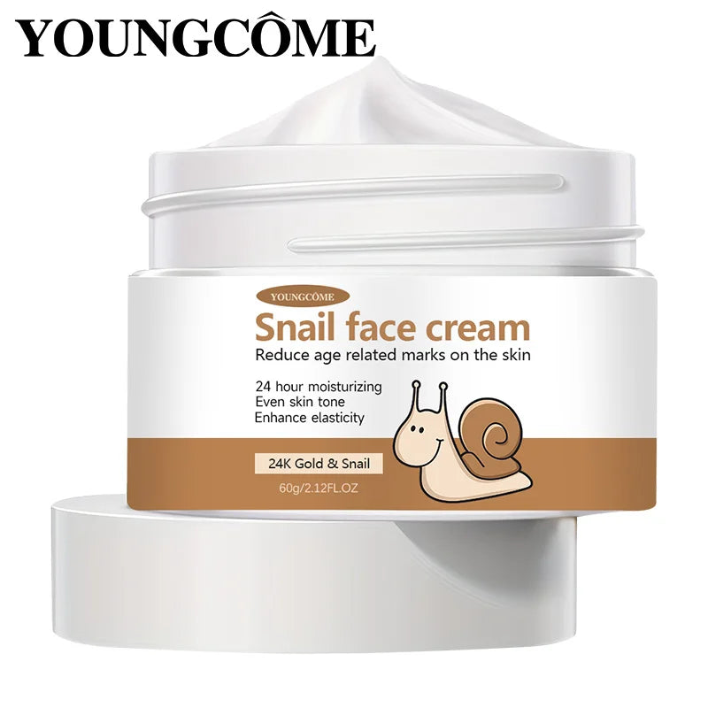 Korean Snail Essence Cream Collagen Moisturizing Hyaluronic Acid Moisturizer Nourishing Whitening Anti Wrinkle Facial Skin Care