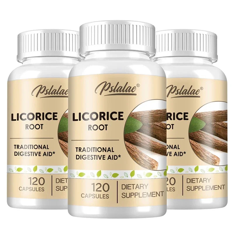 Licorice Root Capsules - Relieves Occasional Heartburn and Indigestion, Soothes An Upset Stomach, Improves Digestion, Non-GMO