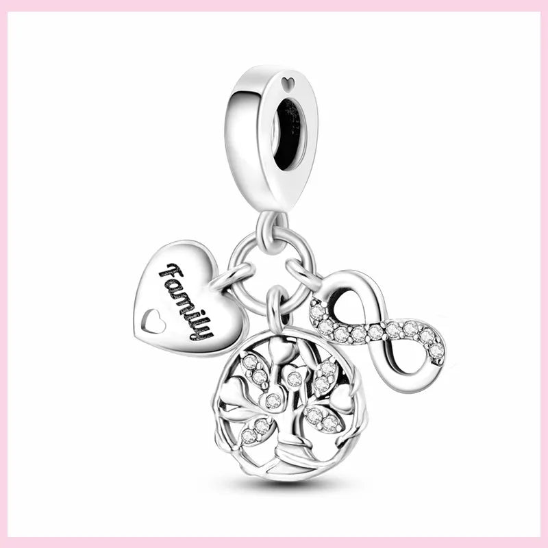 PAMELA 925 Sterling Silver Angel God Of Love Charms Wing Beads DIY For Original Pendant Bracelets Feather Jewelry For Women Gift