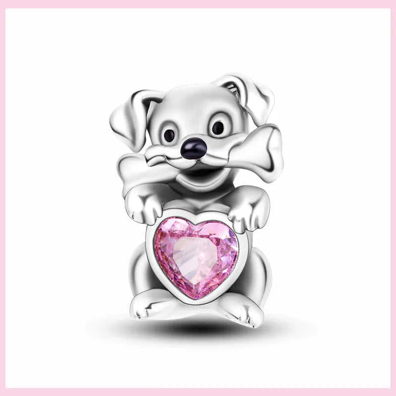 PAMELA 925 Sterling Silver Angel God Of Love Charms Wing Beads DIY For Original Pendant Bracelets Feather Jewelry For Women Gift