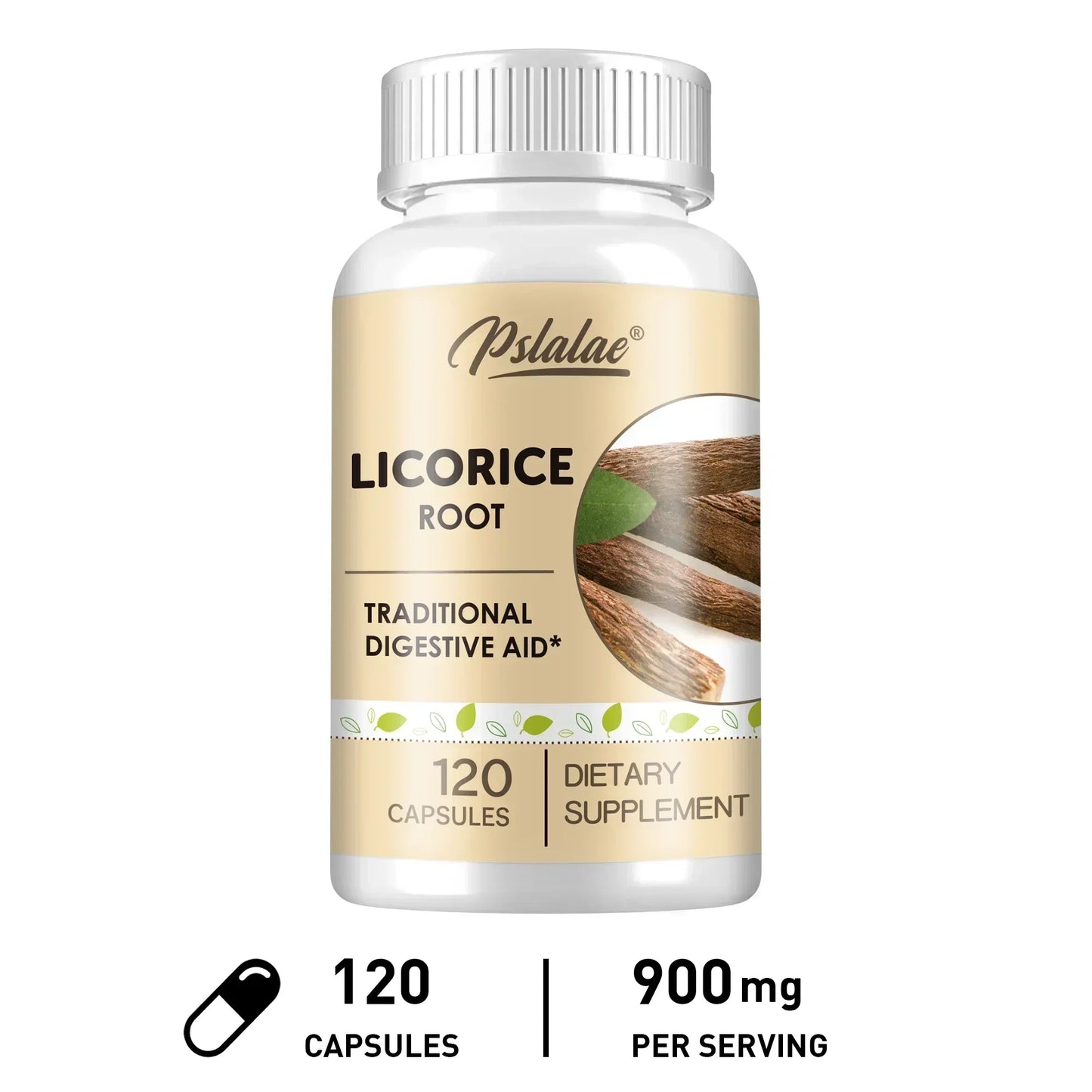 Licorice Root Capsules - Relieves Occasional Heartburn and Indigestion, Soothes An Upset Stomach, Improves Digestion, Non-GMO