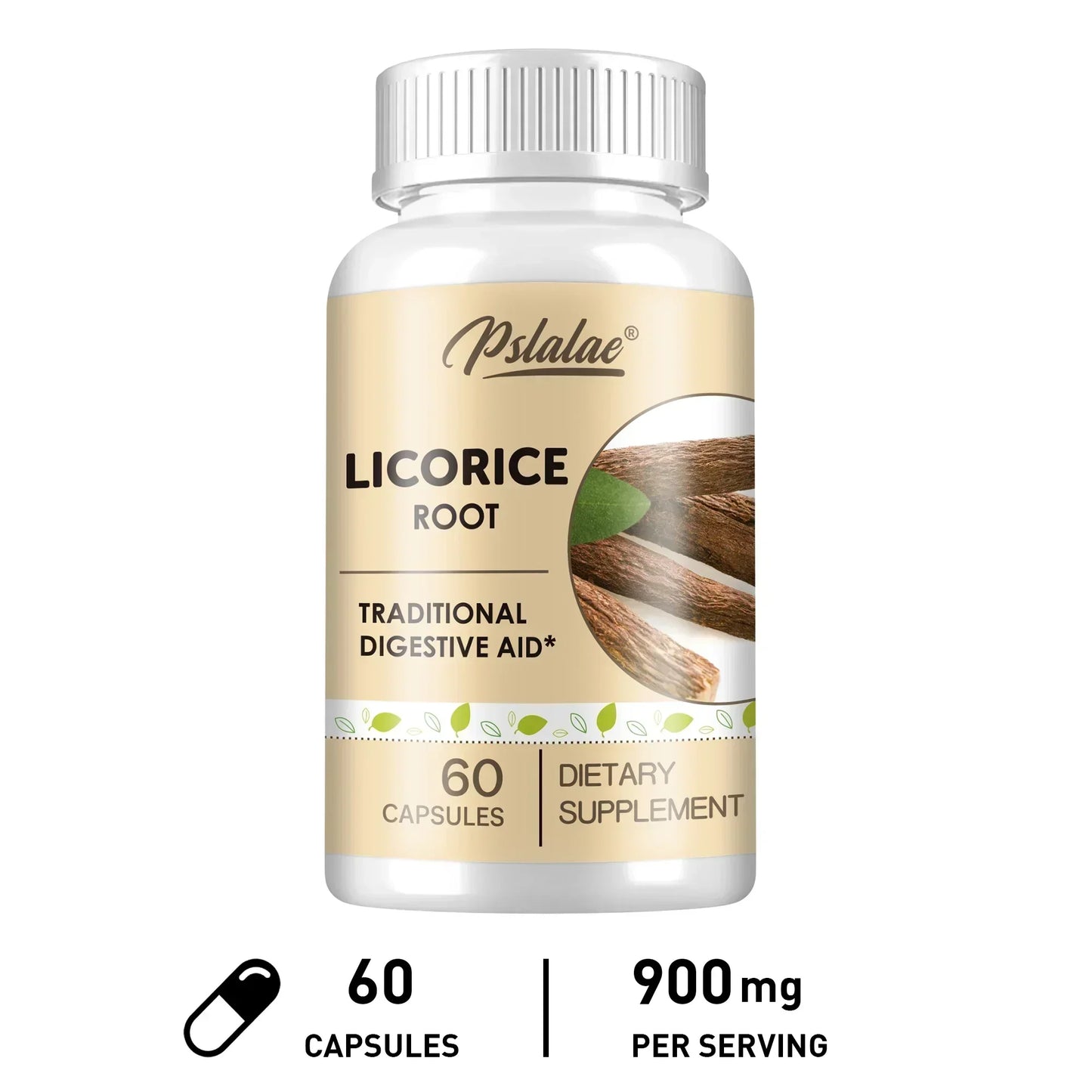 Licorice Root Capsules - Relieves Occasional Heartburn and Indigestion, Soothes An Upset Stomach, Improves Digestion, Non-GMO