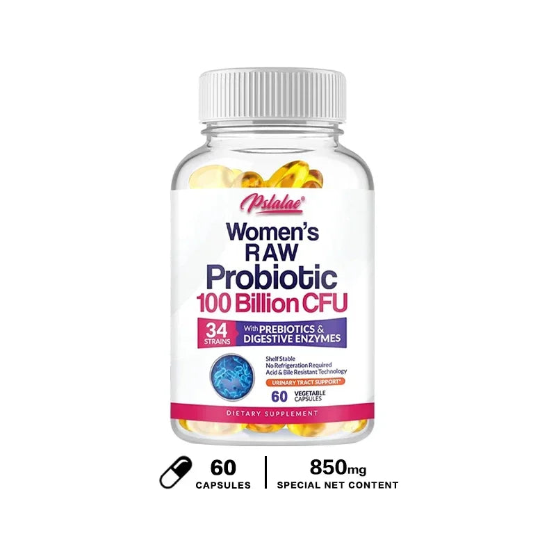 100 Billion Organic Probiotics CFU Digestive Enzyme Cranberry To Help Digestion and Immune System Pure Natural Vegetarian