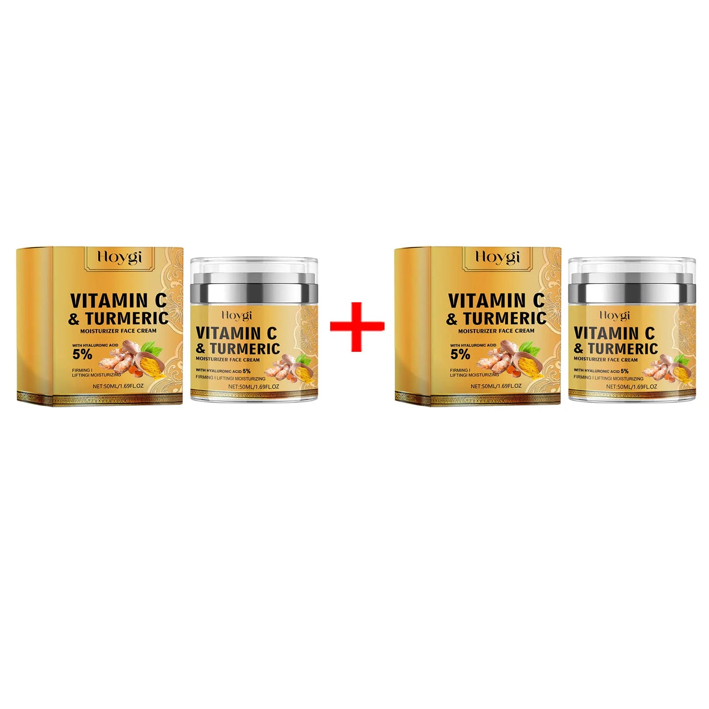 Turmeric Cleanser Oil Control Dark Spot Removal Anti Acne Deep Cleansing Shrink Pore Brightening Moisturizing Vitamin C Cream
