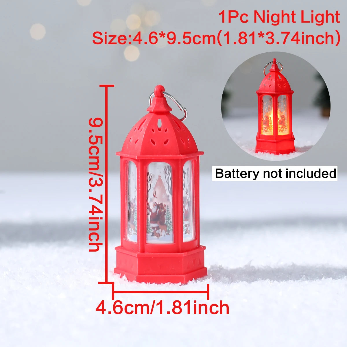 Christmas Lantern Light Merry Christmas Decorations for Home 2025 Navidad Christmas Tree Ornaments Xmas Gifts New Year 2026