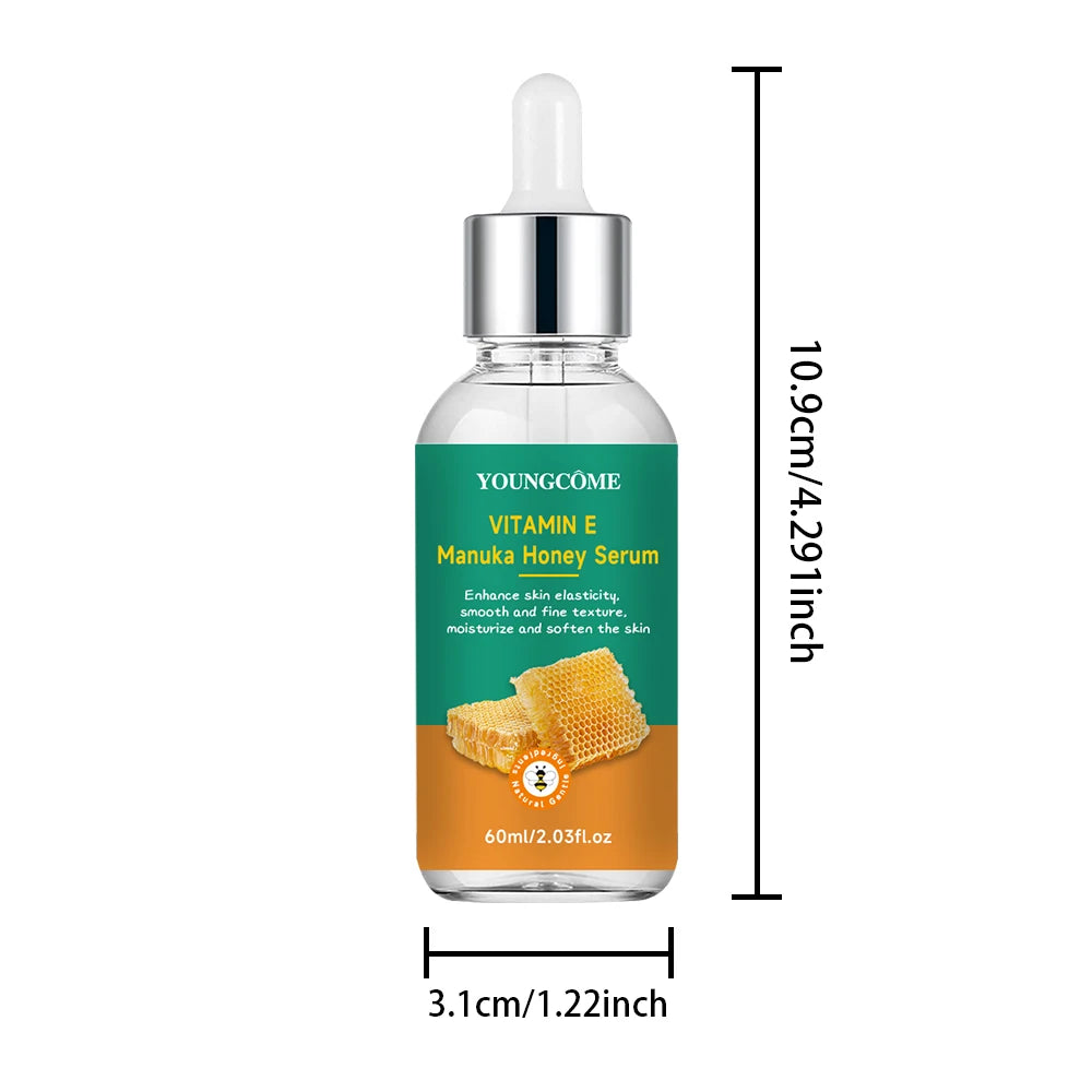 Vitamin E Manuka Honey Essence Moisturizing Face Serum Korean Skincare Products Antiwrinkle Facial Serum40ml/60ml 2025 NEW