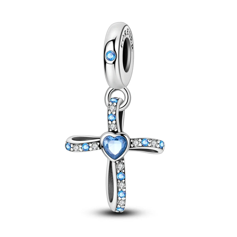 PAMELA 925 Sterling Silver Angel God Of Love Charms Wing Beads DIY For Original Pendant Bracelets Feather Jewelry For Women Gift