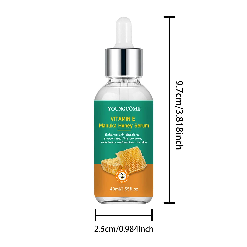 Vitamin E Manuka Honey Essence Moisturizing Face Serum Korean Skincare Products Antiwrinkle Facial Serum40ml/60ml 2025 NEW