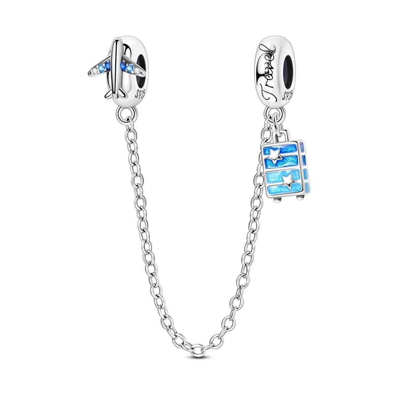 PAMELA 925 Sterling Silver Angel God Of Love Charms Wing Beads DIY For Original Pendant Bracelets Feather Jewelry For Women Gift