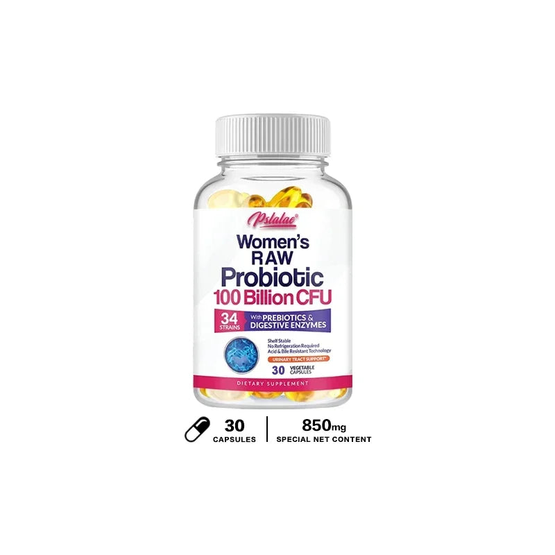 100 Billion Organic Probiotics CFU Digestive Enzyme Cranberry To Help Digestion and Immune System Pure Natural Vegetarian