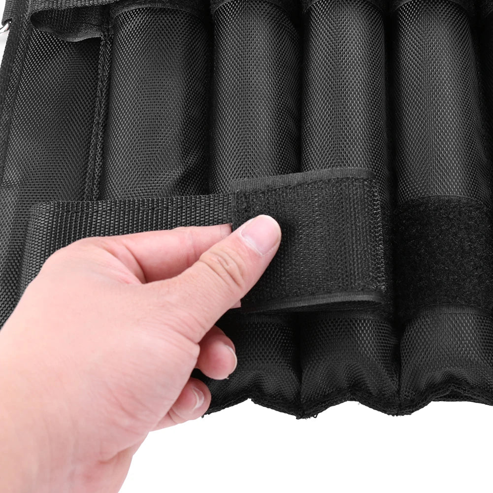 3/15/20/50kg Weight Training Suit Empty Bag Fitness Running Vest Adjustable Weight Jacket Workout Equipment for Workout Jogging