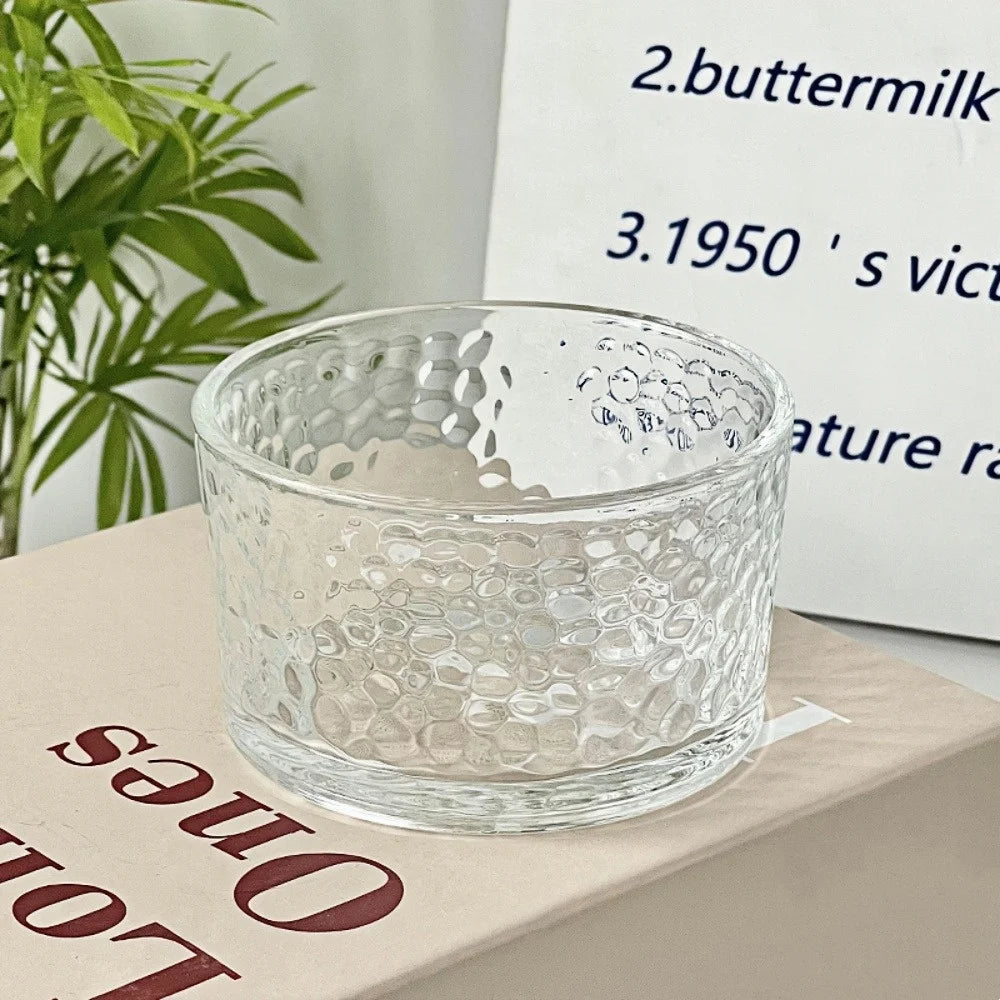 Ins Style Glass Cup - High-Quality Ice Cream, Yogurt, Dessert, and Pudding Bowl for Women - Perfect for Summer and Home Use