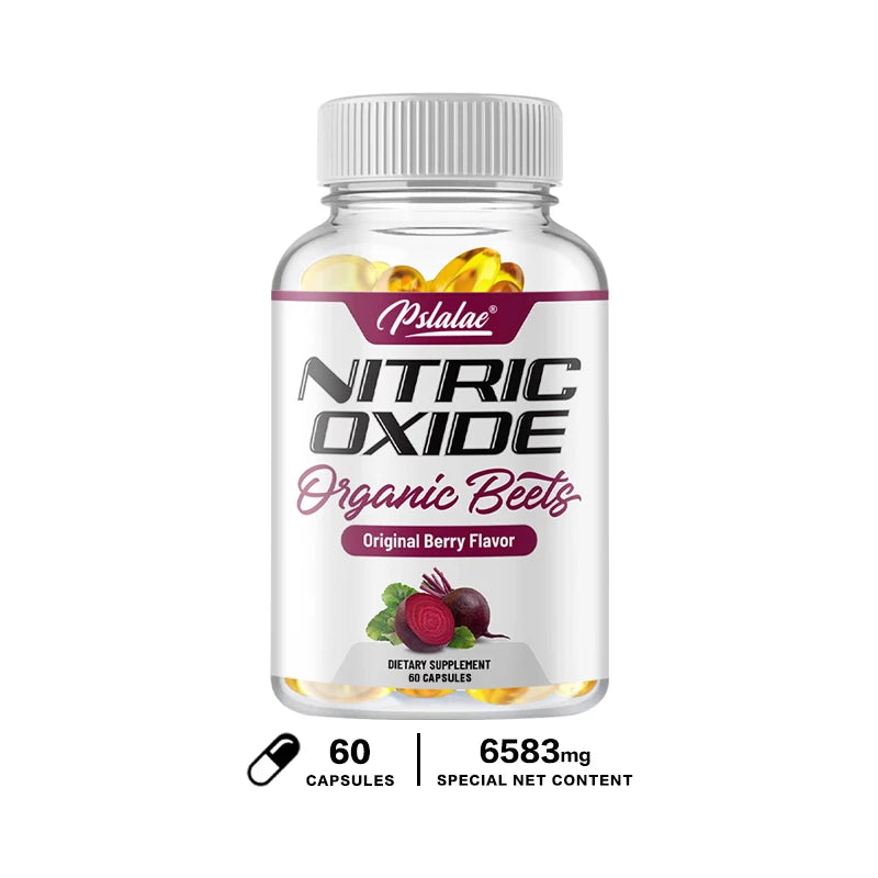Organic Nitric Oxide Booster Beetroot Supplement – Natural Energy – Superfood for Cycles