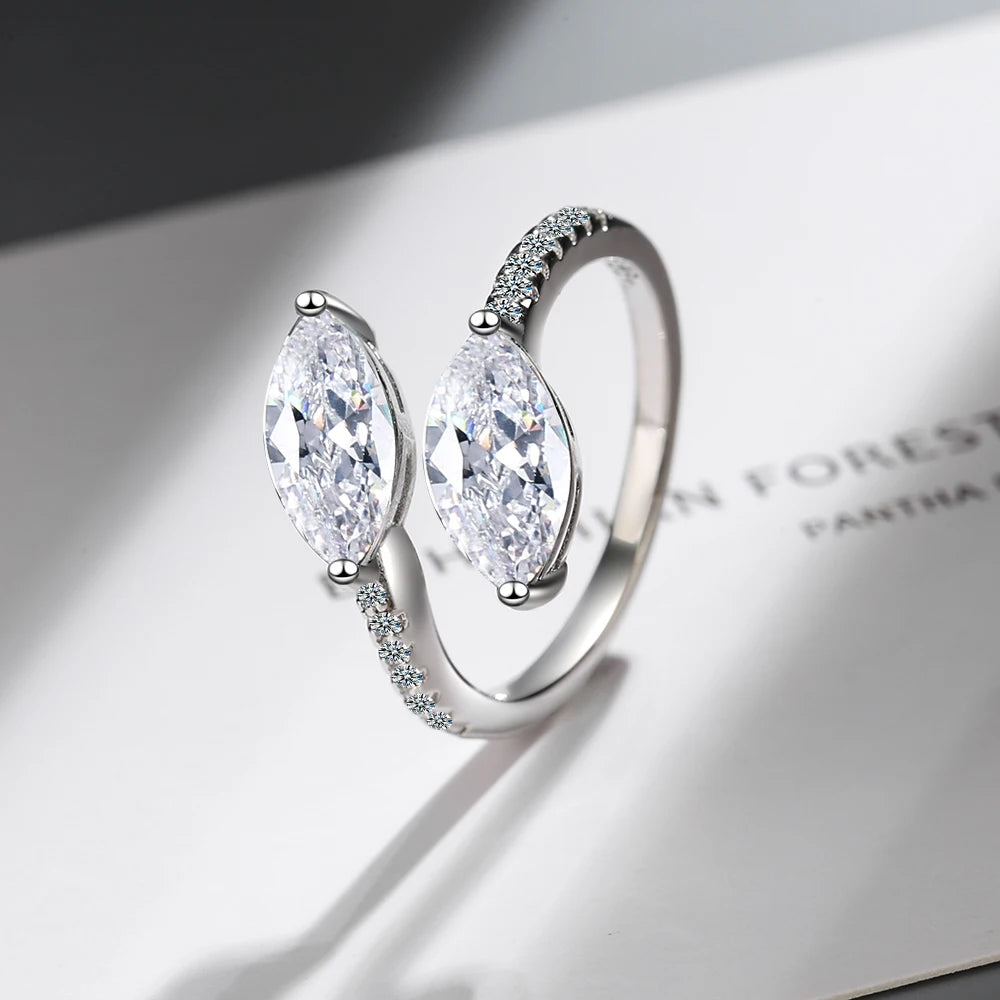 3.26cttw All Moissanite Rings GRA Woman Sparkling Diamond Wedding Band Anniversary Engagement Ring 925 Sterling Silver Jewelry