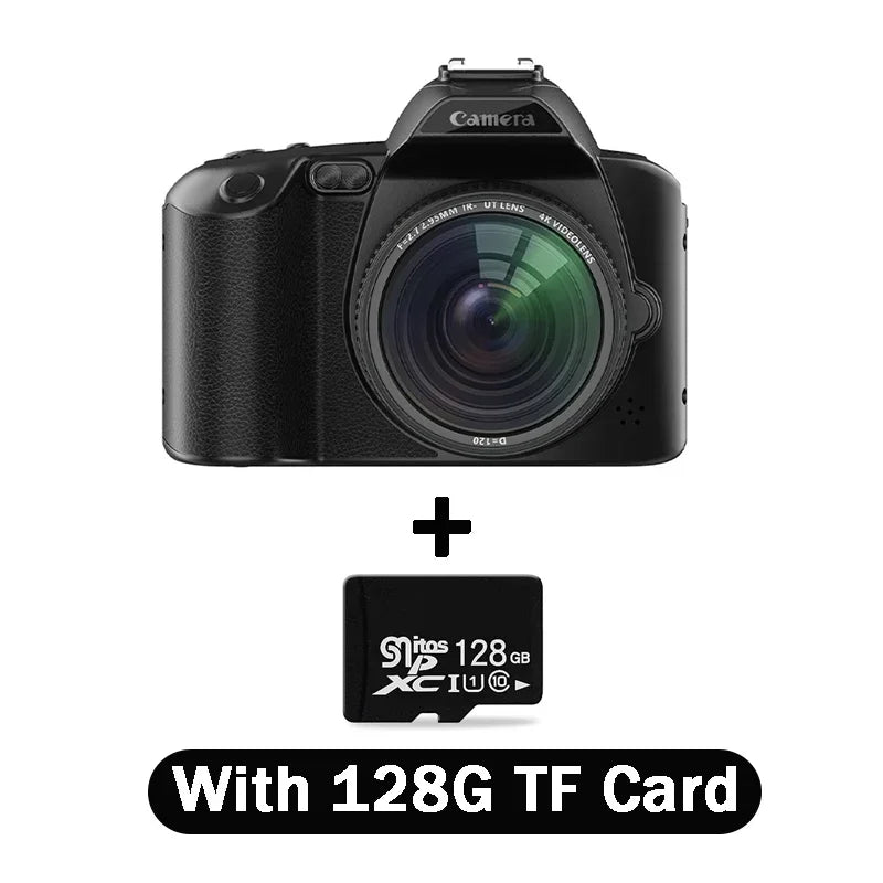 D5 Digital Camera 4K DSLR Camera with 16X Dual Camera Night Vision Lens Professional Digital Camera 1080P HD Video Camera