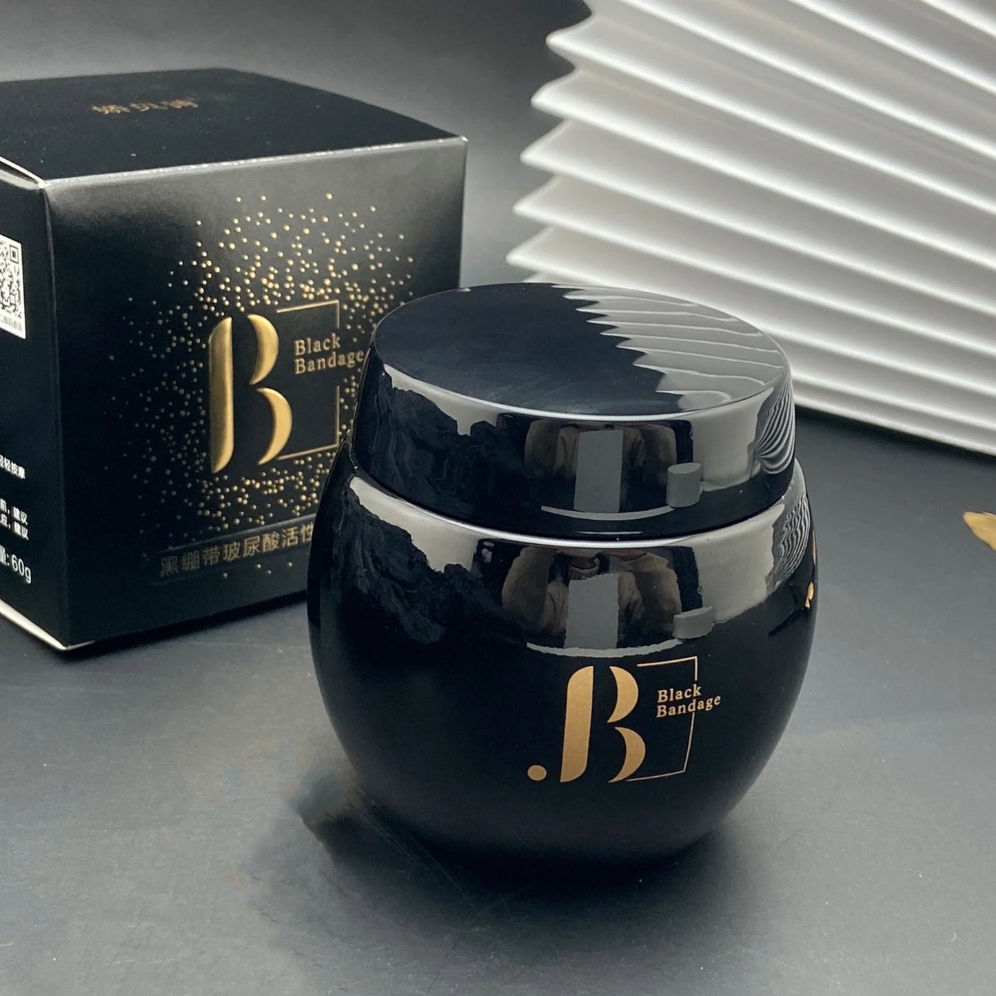 Black Bandage Hyaluronic Acid Active Peptide Face Cream Moisturizing Nourishing Smooth Facial Care Cream Korean Skincare Product