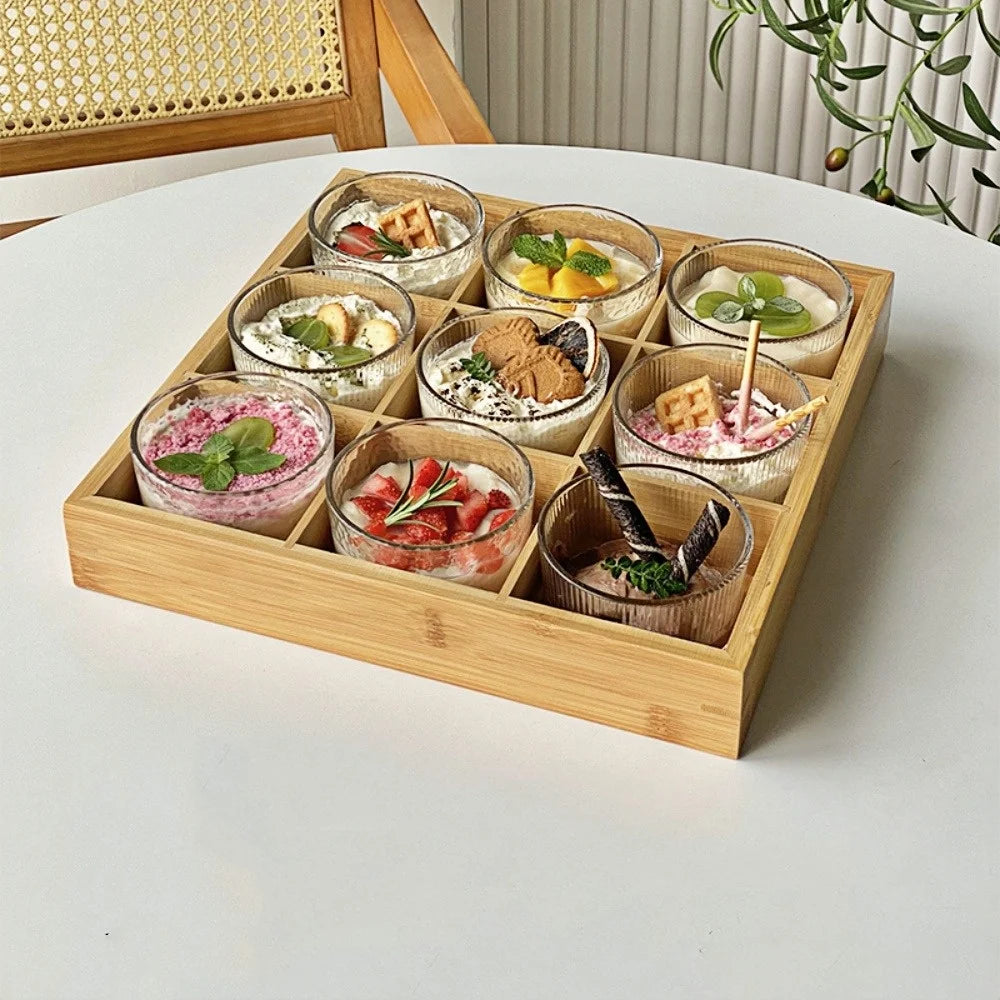 Ins Style Glass Cup - High-Quality Ice Cream, Yogurt, Dessert, and Pudding Bowl for Women - Perfect for Summer and Home Use