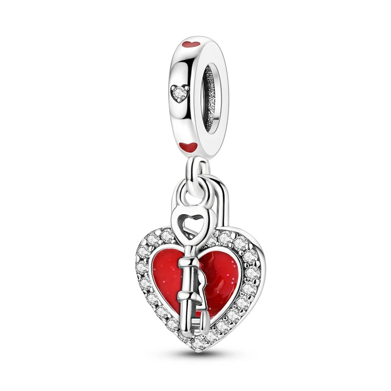 PAMELA 925 Sterling Silver Angel God Of Love Charms Wing Beads DIY For Original Pendant Bracelets Feather Jewelry For Women Gift