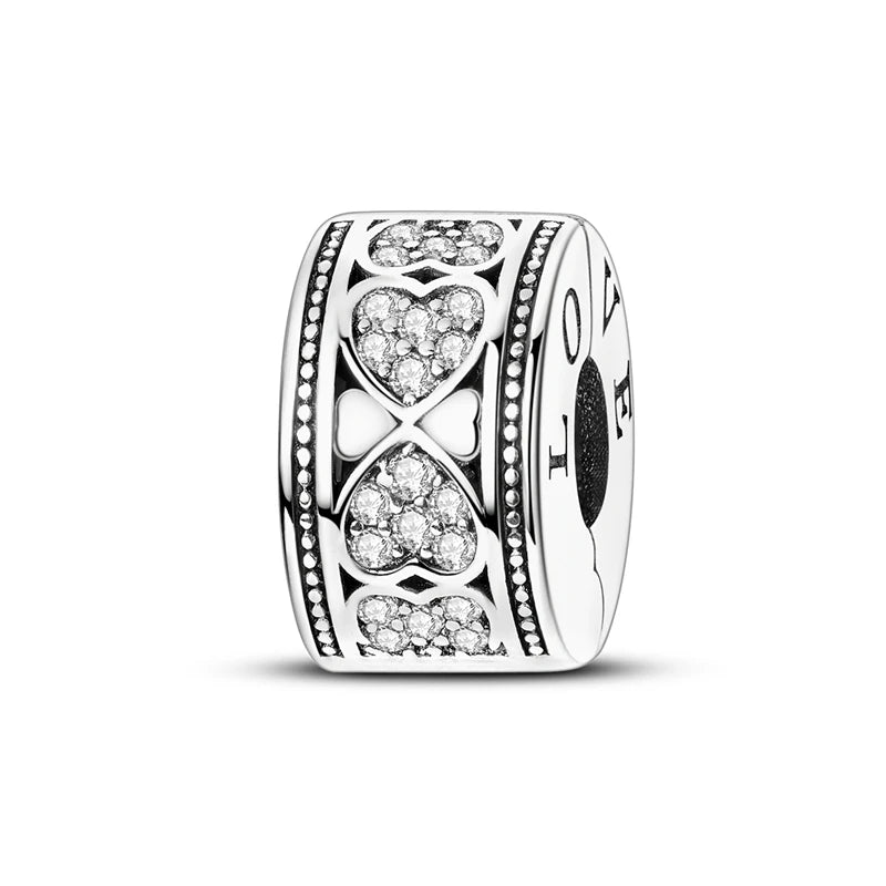 PAMELA 925 Sterling Silver Angel God Of Love Charms Wing Beads DIY For Original Pendant Bracelets Feather Jewelry For Women Gift