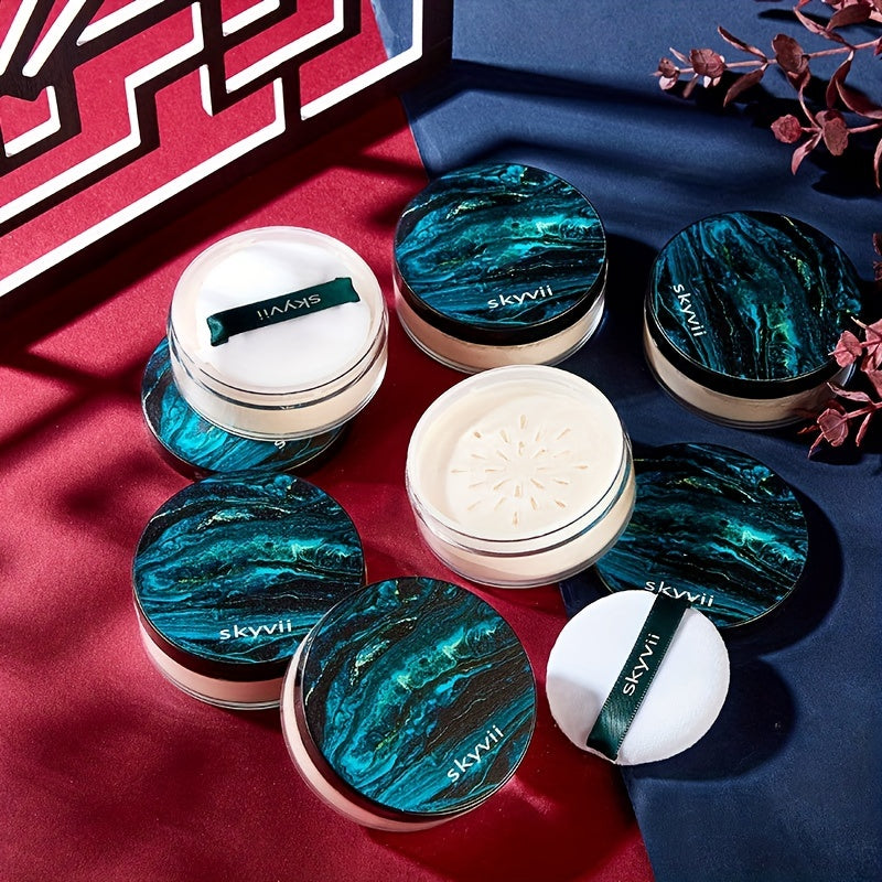Waterproof Makeup Setting Powder Sweat Resistant And Oil Control Long Lasting And Non Smudge Matte Finish Loose Powder, St Patrick Day Gift Contain Plant Squalane