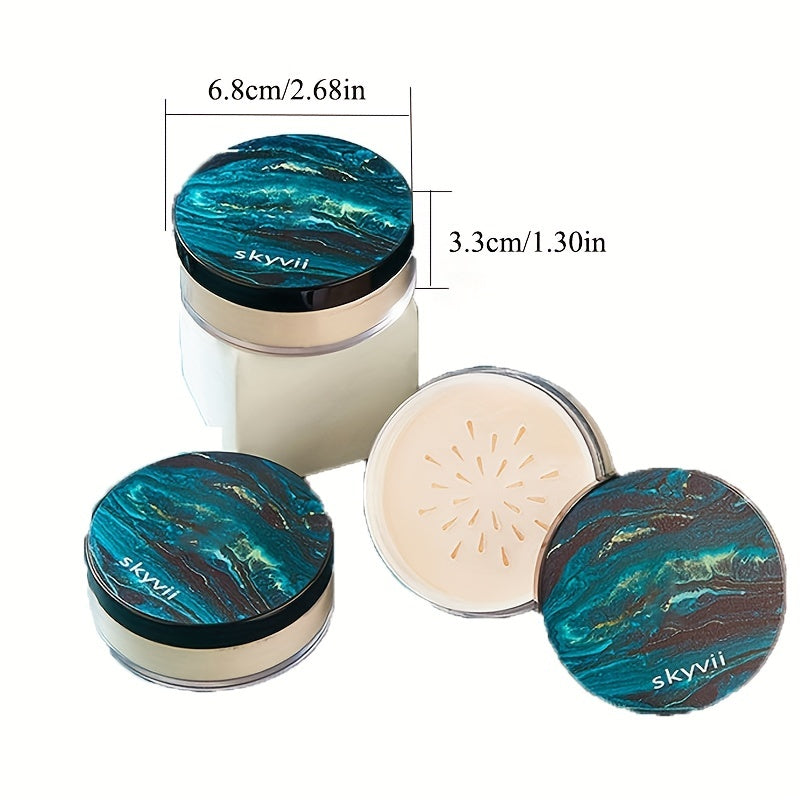 Waterproof Makeup Setting Powder Sweat Resistant And Oil Control Long Lasting And Non Smudge Matte Finish Loose Powder, St Patrick Day Gift Contain Plant Squalane