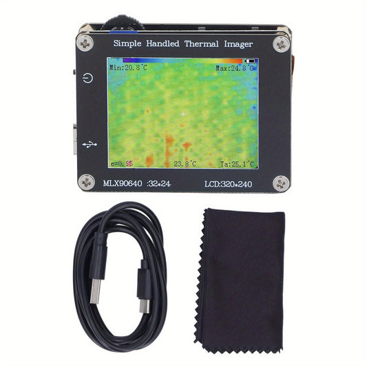 Thermal Imager Infrared Camera, Handheld Multifunctional Thermal Imager, Thermal Imaging Digital Camera, High Accuracy Temperature Monitoring Ambient Temperature Measurement for Security and Intrusion Detection, Infrared and