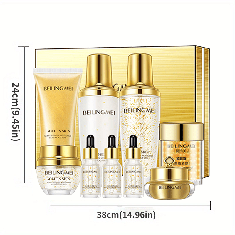 Korean Skincare Set for Women - 9pcs - Deep Hydration & Firming with Snail Mucin, Collagen, Niacinamide - Hypoallergenic - Suitable for All Skin Types - Ideal Gift Box for Women