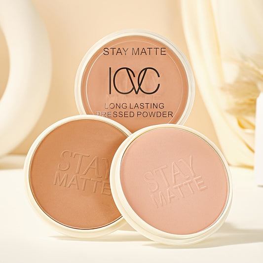 All-Day Matte Finish Setting Powder - Waterproof, Oil-Control, Pore-Blurring, Skin-Brightening, For All Skins