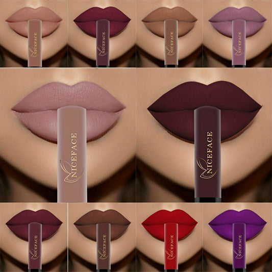 20 colors High Pigmented Matte Lip Glaze - Long-Lasting, Smudge-Proof, Non-Moisturizing Lipstick Valentine's Day Gifts