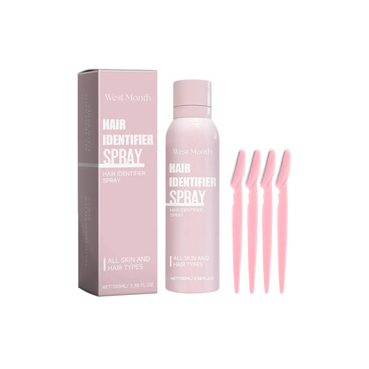 West&Month Facial Hair Recognition Spray, Facial Cleanser softens hair gentle non-irritating hair removal spray