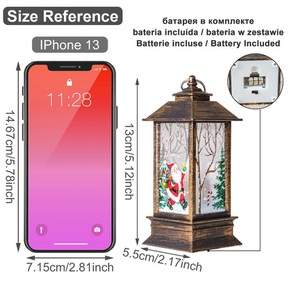 Christmas Lantern Light Merry Christmas Decorations for Home 2025 Navidad Christmas Tree Ornaments Xmas Gifts New Year 2026