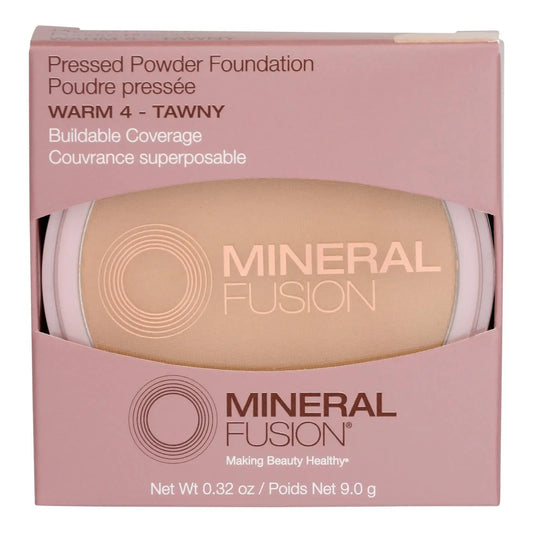 UD_Mineral Fusion-Mkup Loose Pressed Powder Warm 4-1 Each .32 Oz Face Setting Powder Compact Matt Finish